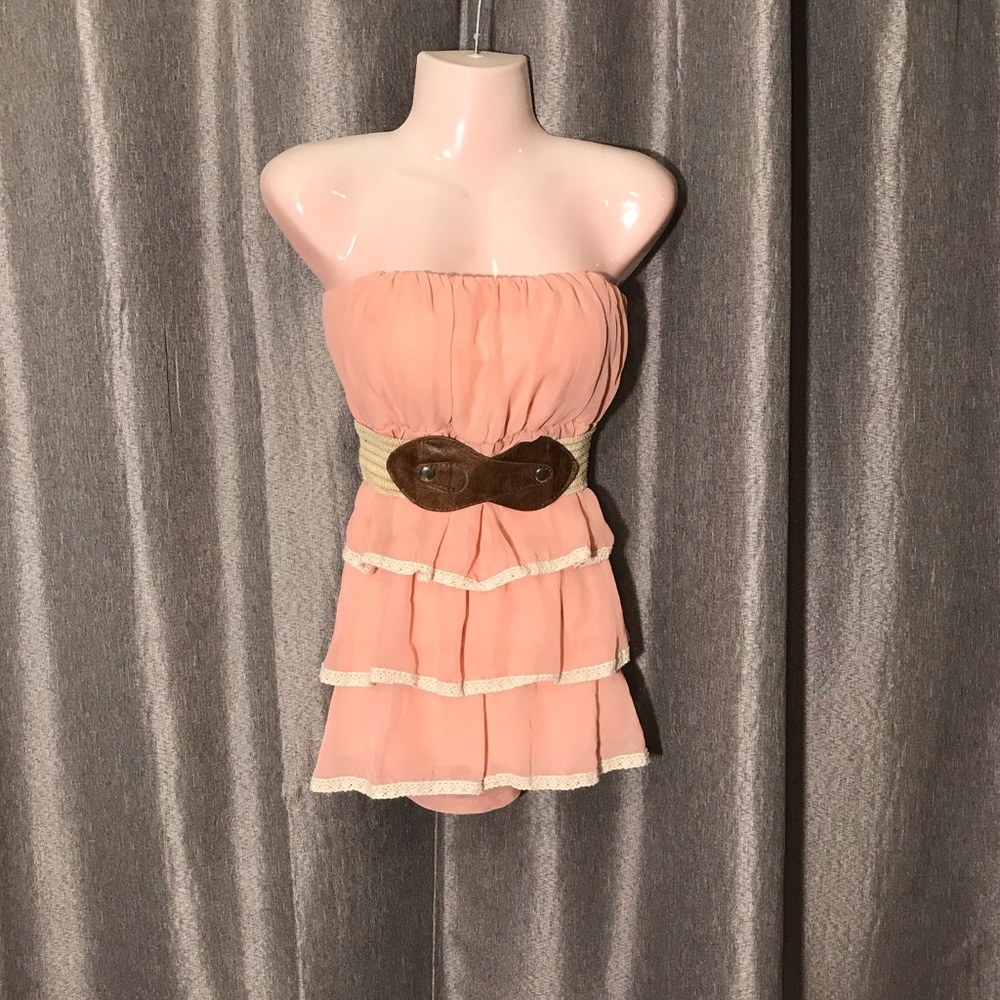 Tube Top Cute Simple Blush Color by Love JL
